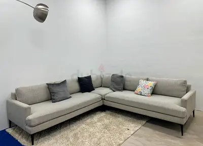 As perfect condition west elm corner sofa