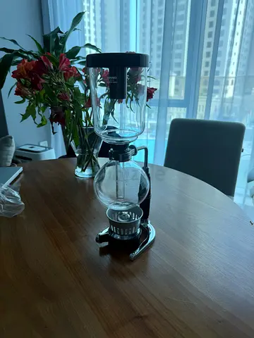 Syphon coffee maker. Hario