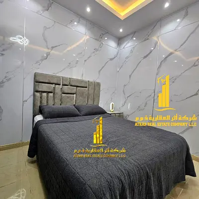 Studio with a fully separate kitchen, Fully furnished new, very elegant furniture, including all bills, with a gym, swimming pool, and private parking