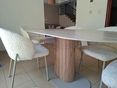 Dining table with 6 chairs