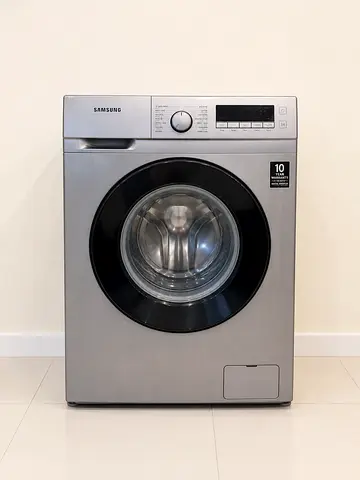 Samsung Front Load Washing Machine - 7kg, Silver (Good Condition)