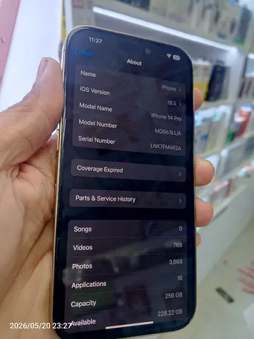 iPhone 14 Pro 256GB - Space RoseGold, Good Working Condition