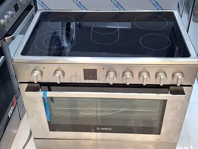 BOSCH Ceramic Cooker 90 cm Full electric Stainless Steel Electric Oven 8 heating FREE DELIVERY +WARR