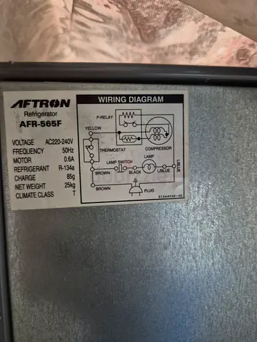 Aftron Refrigerator AF-R56SF - Single Door, Used