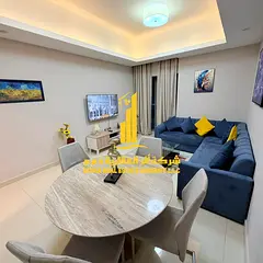 Luxury one-bedroom apartment with balcony, gym, and swimming pool. Ajman, Gulf Tower. Fully furnishe
