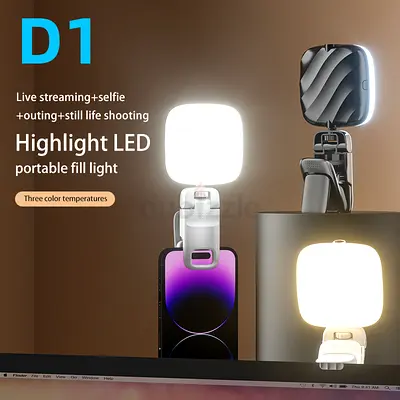 D1 Portable Highlight LED Fill Light with Clip