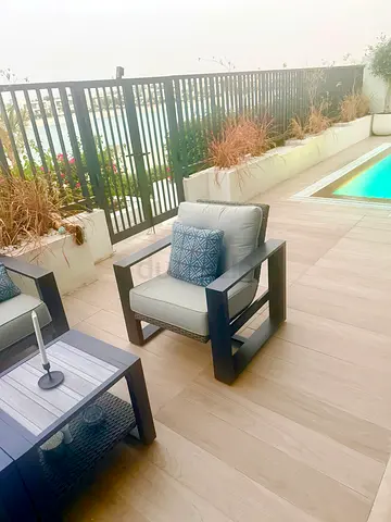 3-Piece Outdoor Sofa Set with Coffee Tables – Excellent Condition