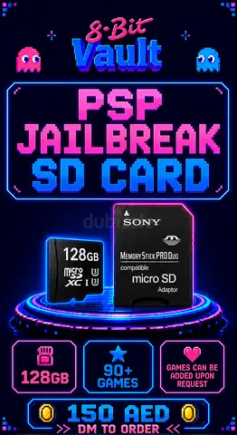 PSP JAILBREAK 128GB 90+ GAMES