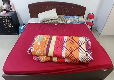 King Size Wooden Bed - Good Condition