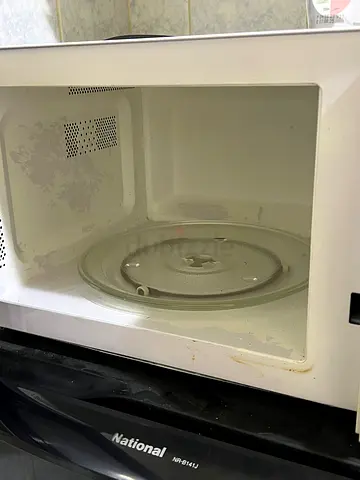 Used  microwave oven  needs cleaning