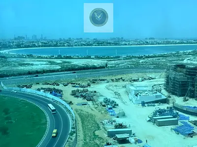 Open view two balconies gym pool near dubai