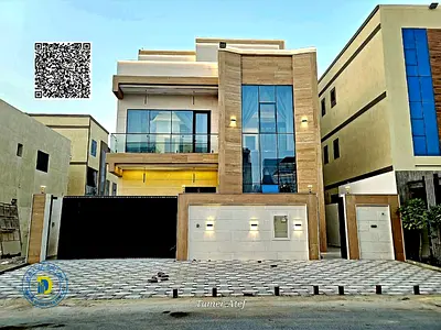 للبيع فيلا مودرن7 غرف مع روف شامل رسوم التسجيل والكهرباء والماء بمنطقة الباهية تشطيب سوبرديلوكس تملك حر تمويل بنكى