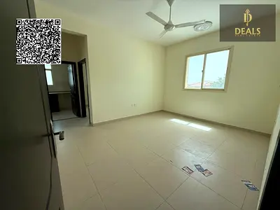 🏡 شقة غرفة وصالة للإيجار السنوي في الروضة 3 – عجمان | مساحة واسعة وموقع حيوي مباشرة على شارع الشيخ عمار بالقرب من دوار العبايات