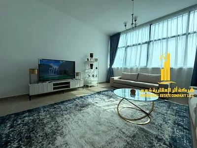 للايجار غرفتين وصاله مفروشه بعجمان بفرش نظيف ومرتب _ الراشديه 3    _ ابراج عجمان ون  _ شامل جميع الفواتير والانترنت _  مفروش بالكامل بأثاث أنيق