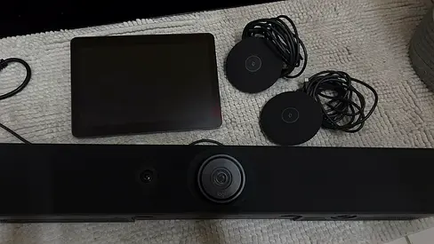 Logitech Rally Bar Mini + FREE Monitor + 2 Mic Pods | Complete Video Conference Setup