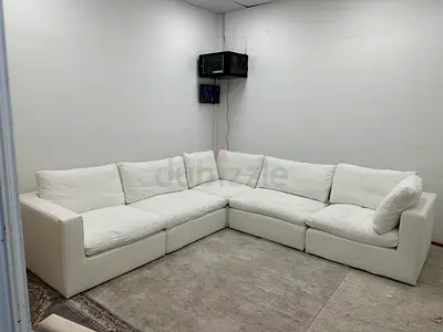 Ws living white sofa