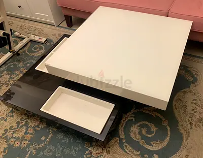 Modern Coffee Table With Slide Able Top and Drawer