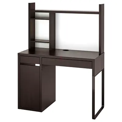 IKEA Desk - MICKE model - compact size with built-in whiteboard - chair included!