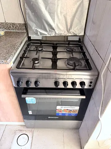 Used Westpoint 4-Burner Gas Cooker with Oven - Stainless Steel