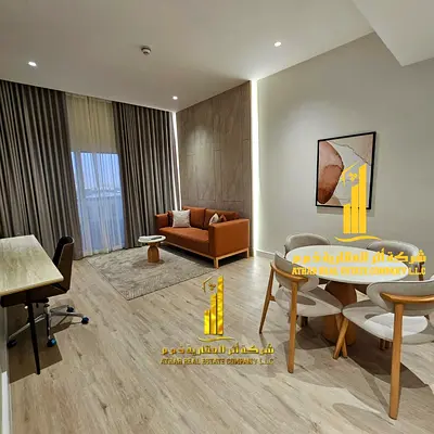 Luxurious and elegant fully furnished super deluxe one-bedroom apartment for monthly rent in Ajman ✔️ Includes bills and internet ⚡📶