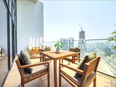 Fully Furnished Duplex | High Floor | Big Balcony | Sea View | Ready to move in