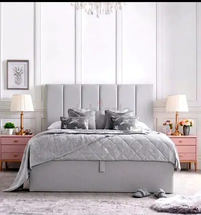queen size stylish storage bed