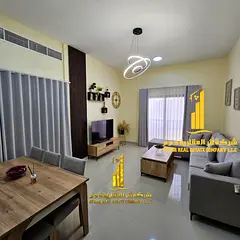 Luxurious and elegant fully furnished one-bedroom apartment with brand new, high-end furnishings in