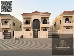 Luxury 5BR Villa for Sale in Al Helio 2 Ajman Facing the Mosque with Pool Majlis 2 Living Halls &amp
