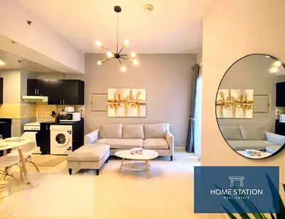 Furnished 1BR Apartment with 2 Balconies | Community View | AED 60K
