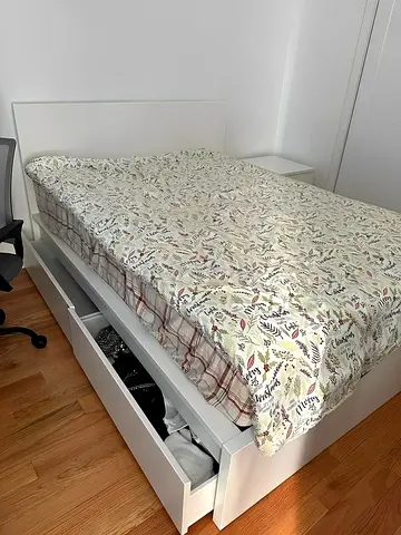 Ikea bed and mattress/Queen size