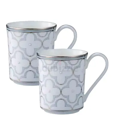 pack of 4 noritake mugs (gold and silver color available)