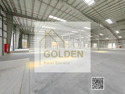100kW Power | Brand-new fully equipped industrial warehouse for annual rent in Umm Al Quwain | Ready for handover