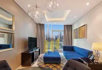 Fully Furnished 2BR | Full Burj View