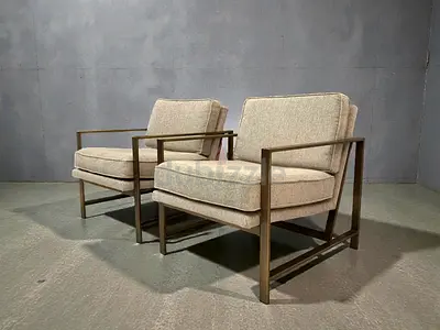 Modern west elm Armchairs