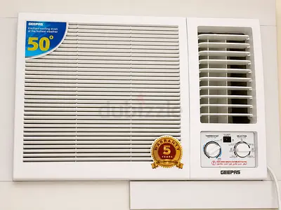 Geepas Window Air Conditioner `1.5 TON Almost New