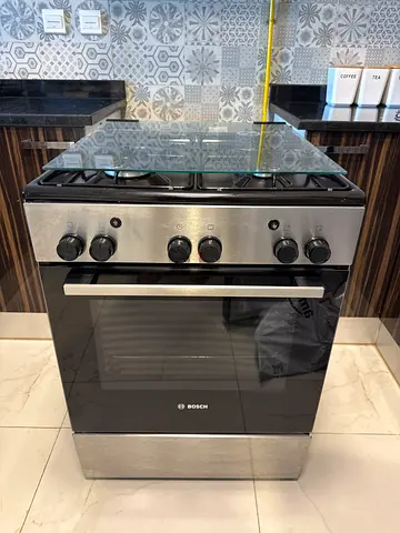 Bosch Stainless Steel Gas Range with Oven - Good Working Condition