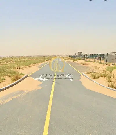 Commercial land for sale in Sharjah, in Rawdat Al Qurt, Al Ruwaidat. Area: 6595 sq ft. Located on S