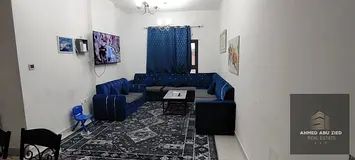 Elegant 2BR hall apartment: master room, large room, spacious hall, clean stylish furniture, efficie