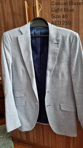 Casual Blazer Light Blue Size 40