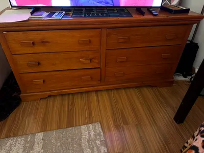 Solid Wooden Chest of 6 Drawers