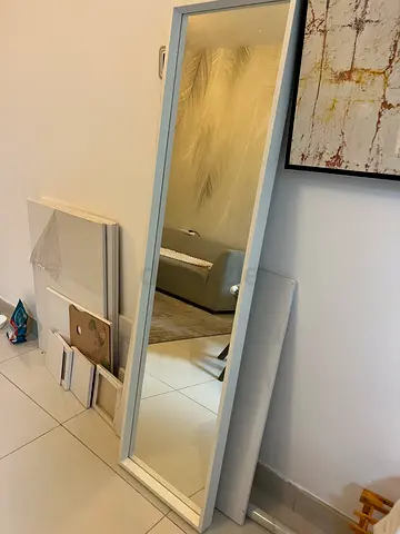 IKEA NISSEDAL Full-Length Mirror, White (40x150 cm)