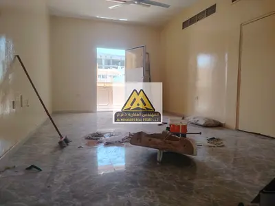 2-bedroom apartment and living room in Al Nuaimiya 1, Ajman. Excellent finishing, master rooms, 3 bathrooms, balcony, prime location. 35k in 4 install