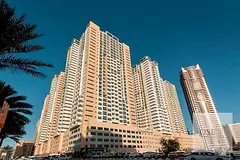 Own a one-bedroom apartment in Ajman One Towers with a down payment of 180,000 and installments dire