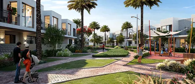 Single row 4 bedroom villa