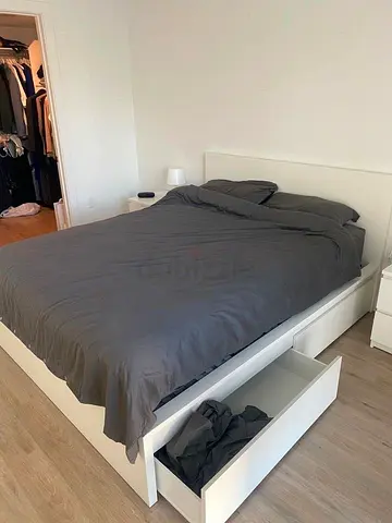 ikea bed and mattress/ king size