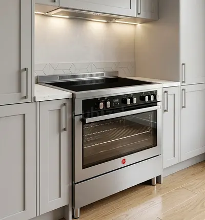 Free Delivery- Hoover Latest Model 5-Burner Electric Ceramic Cooking Range 90x60 CM