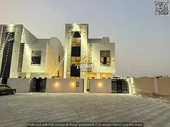 With electricity, water, and air conditioning | Own a luxury villa in Al Helio 2, Ajman | 6 master b
