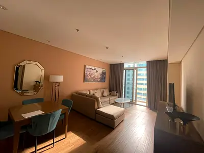 Largest and finest furnished 1BR apartment for annual rent in Al Taawun, Sharjah. Near Dubai exit w