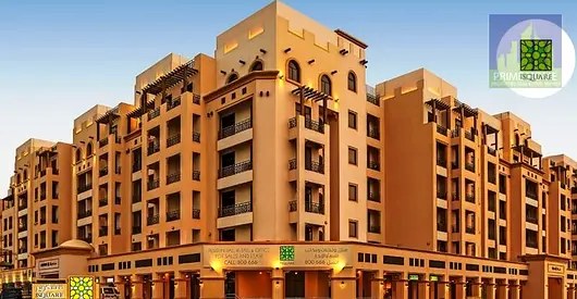LARGE  STUDIO WITH BALCONY GYM,POOL,CAR PARKING THE SQURE