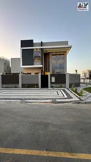 Modern Corner Villa | Double Height Hall + Outdoor Lounge | 4 Master Bedrooms | Al Helio 2